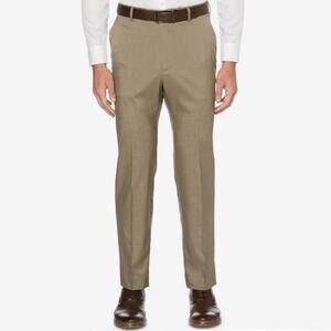 Perry Ellis Portfolio Tan Classic Fit Slacks Sz 40x32